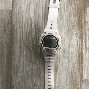 White timex g shock wrist watch